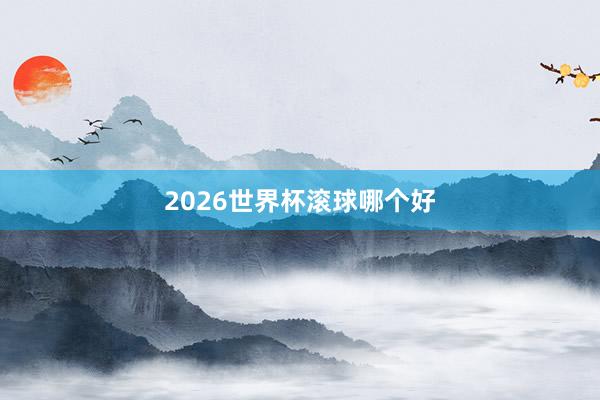 2026世界杯滚球哪个好